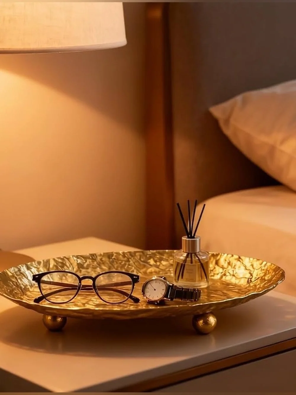 Target Gold Catch all tray dish jewelry makeup organizer